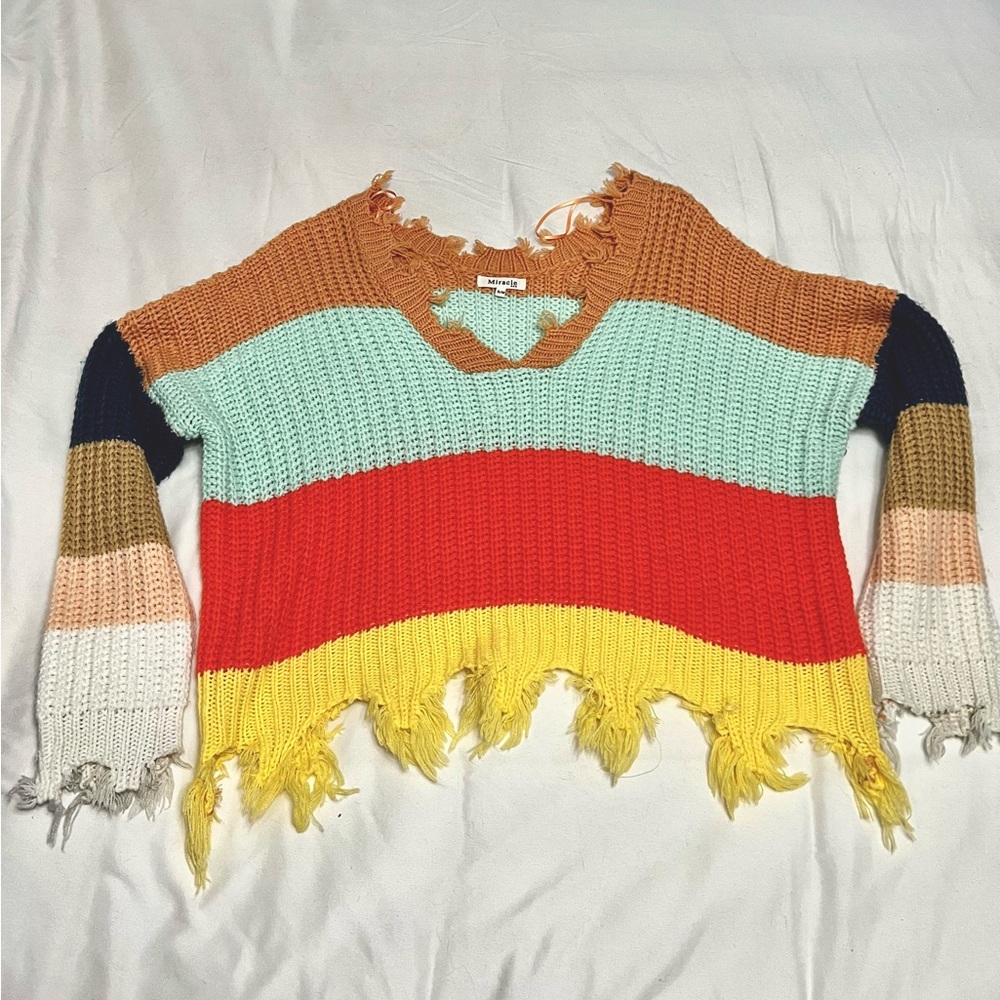 multicolored sweater from the brand miracle, size s/m